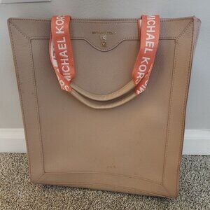 NEW, Never Used Michael Kors Pink/Beige Tote
